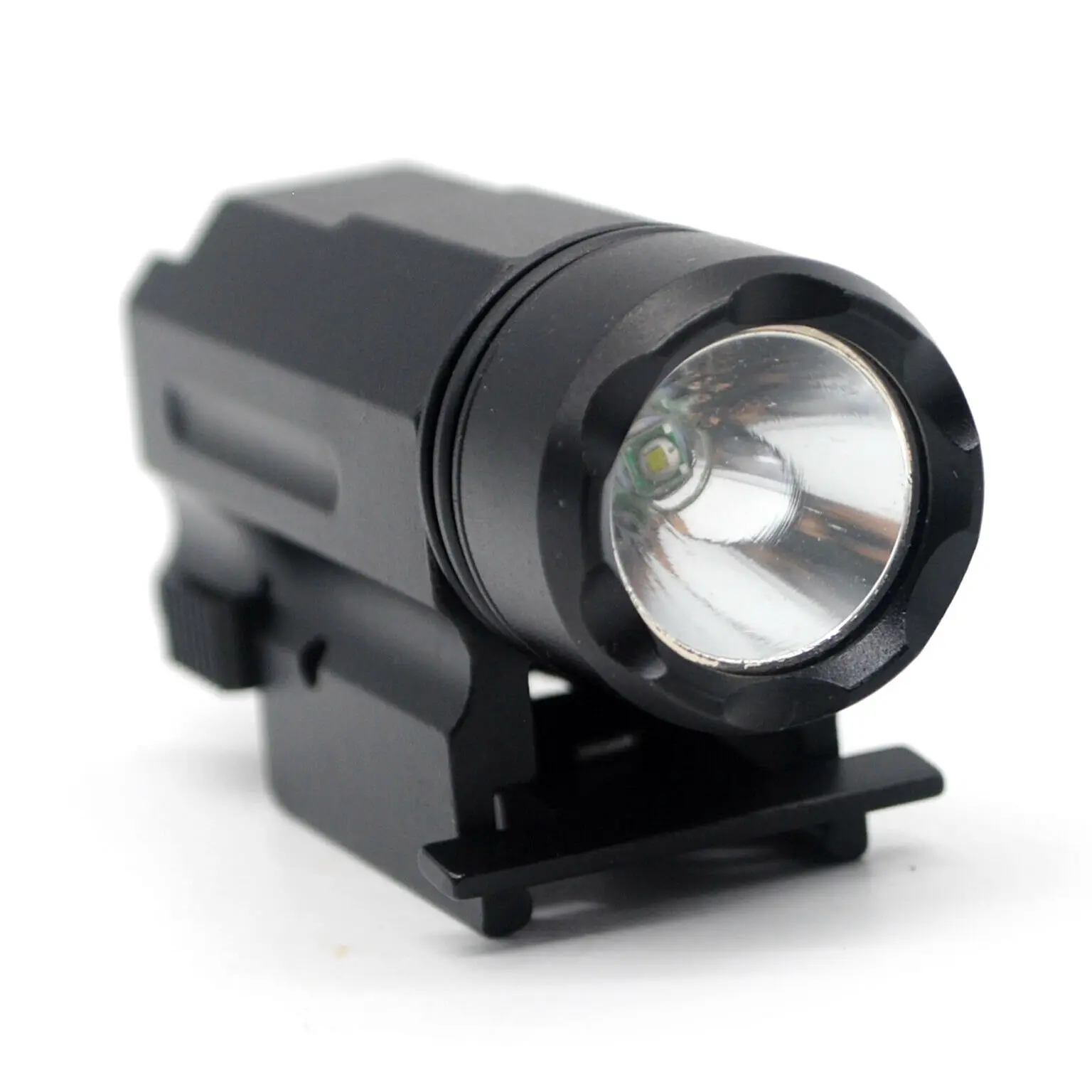 

LED Light Torch Flashlight Hunting Light Lamp QD Picatinny Rail Black