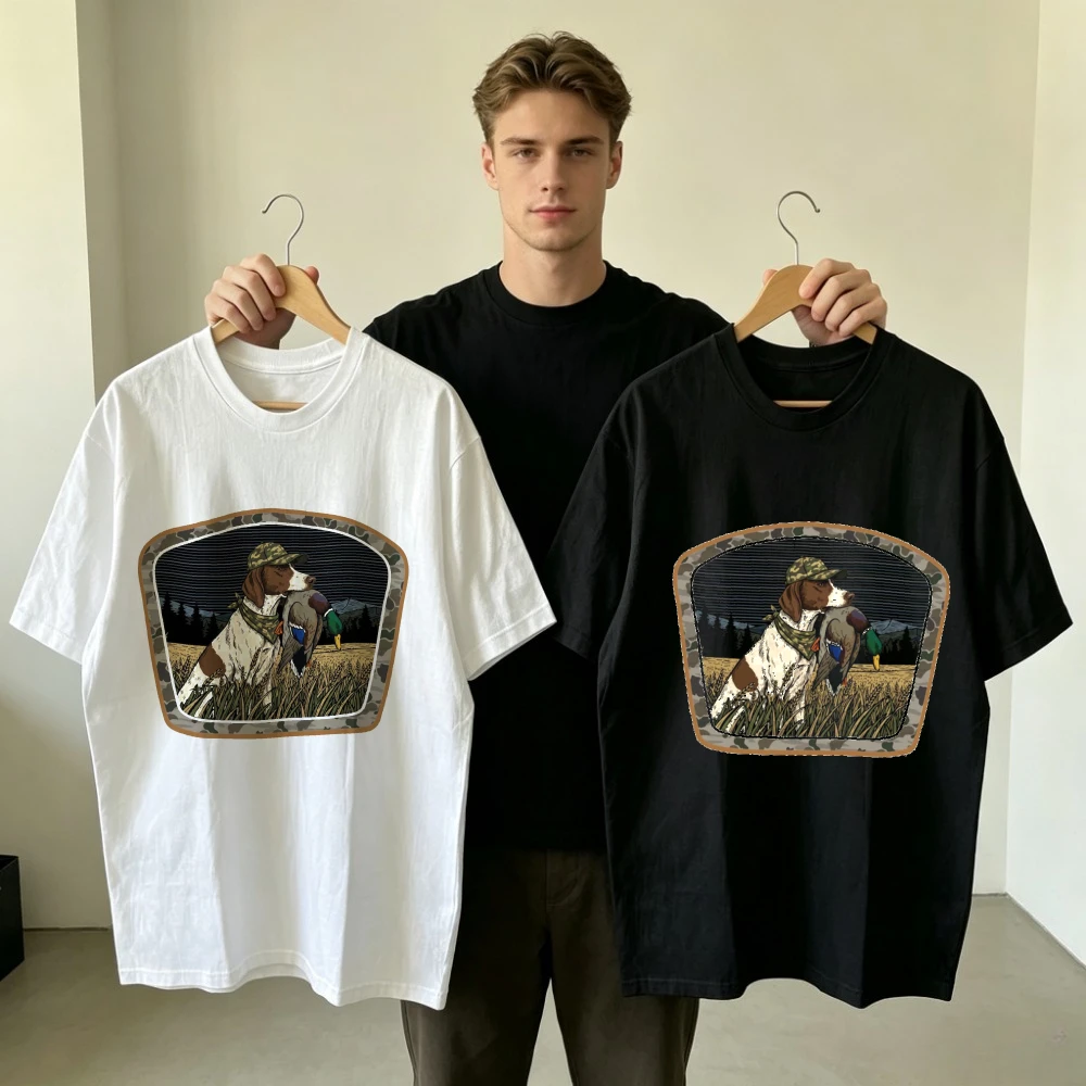Kaos Pria Vintage Motif Anjing - Outdoor Adventure Holidays ulasan dan harga