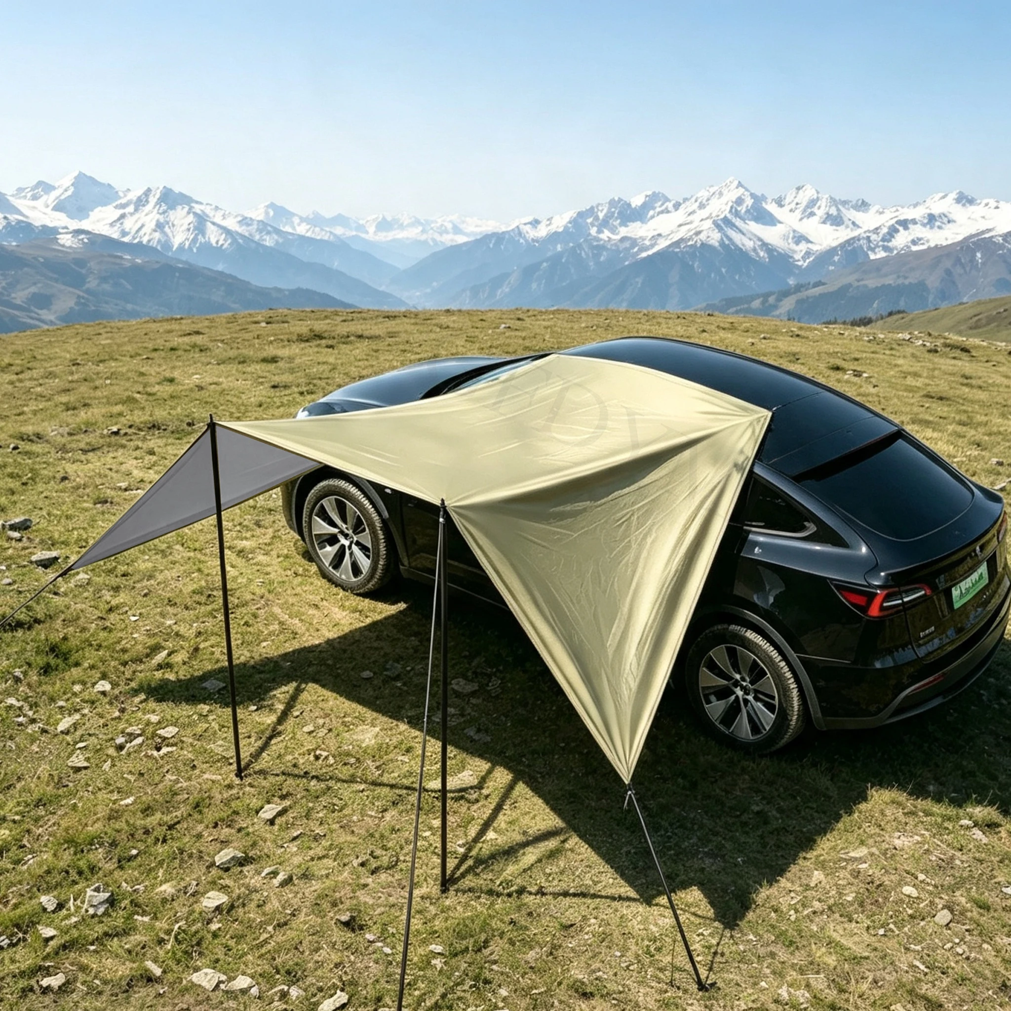 Car Side Awnings, Suitable for SUVs, Pickup Trucks, Vans, and Outdoor Use During Camping and Off-Road Trips