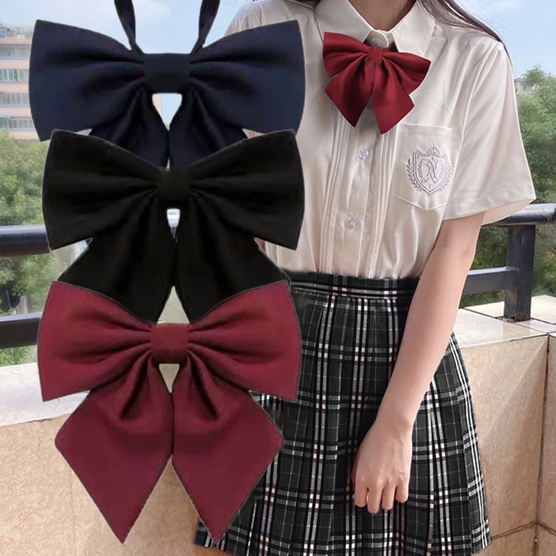 School Uniform Women Girls JK Bow Tie Rope New Necktie Handmade Japanese Clothing Shirt Butterfly Bowties