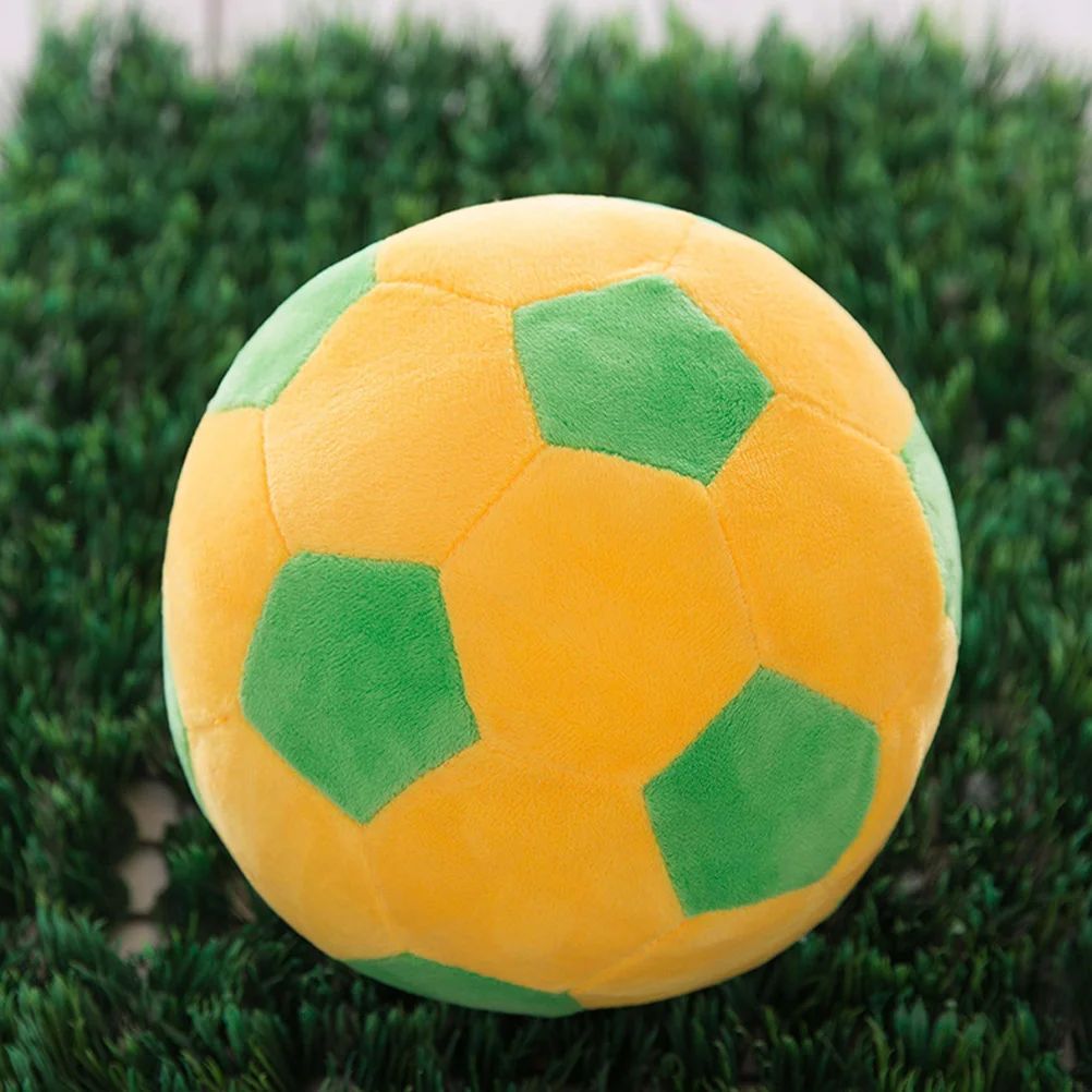 Stuffed Soccer Toy Educational Plaything Decorative Pillow Filling Plush Football Model Pp Cotton Baby Animals