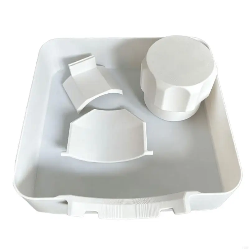 J1HF Front Load Washer Drain Tray with Shallow Water Collection for Upkeep