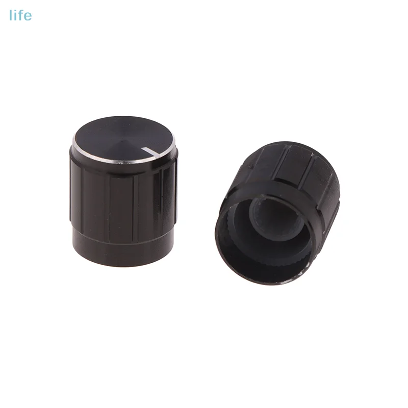 One 15*16mm Aluminum Alloy Potentiometer Volume Control Knob, Flower/D-Shaped, 6mm Inner Hole