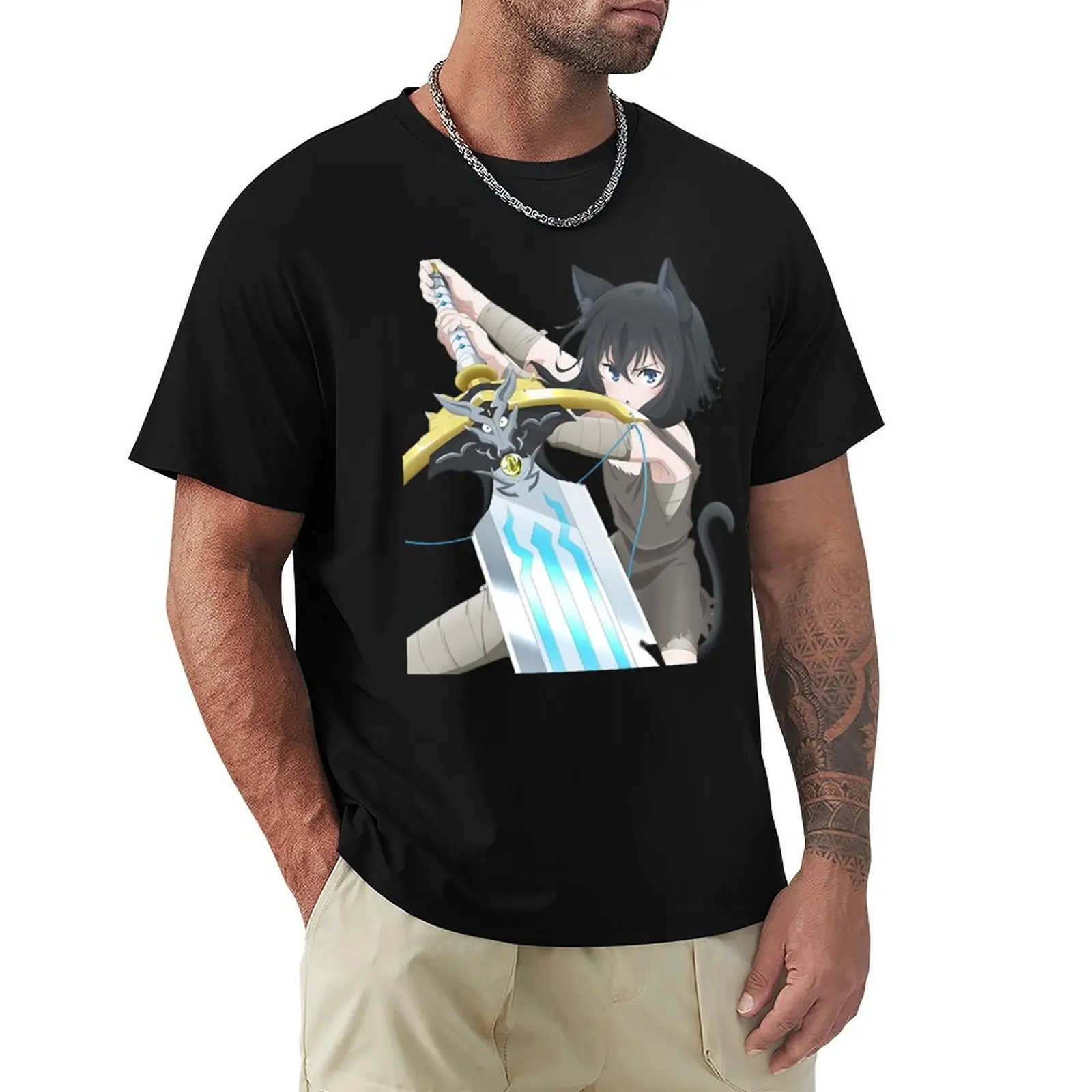 Reincarnated As A Sword T-Shirt t shirts for man graphic tees T-Shirt
