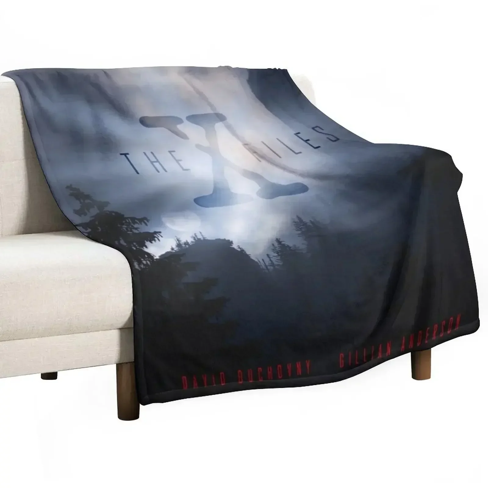 The X-Files S11 poster Throw Blanket Hairy Decoratives Stuffeds Cute Plaid Blankets