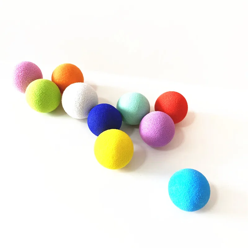 100pcs 20mm Colorful EVA Foam Soft Sponge Balls For Children Practice Ball