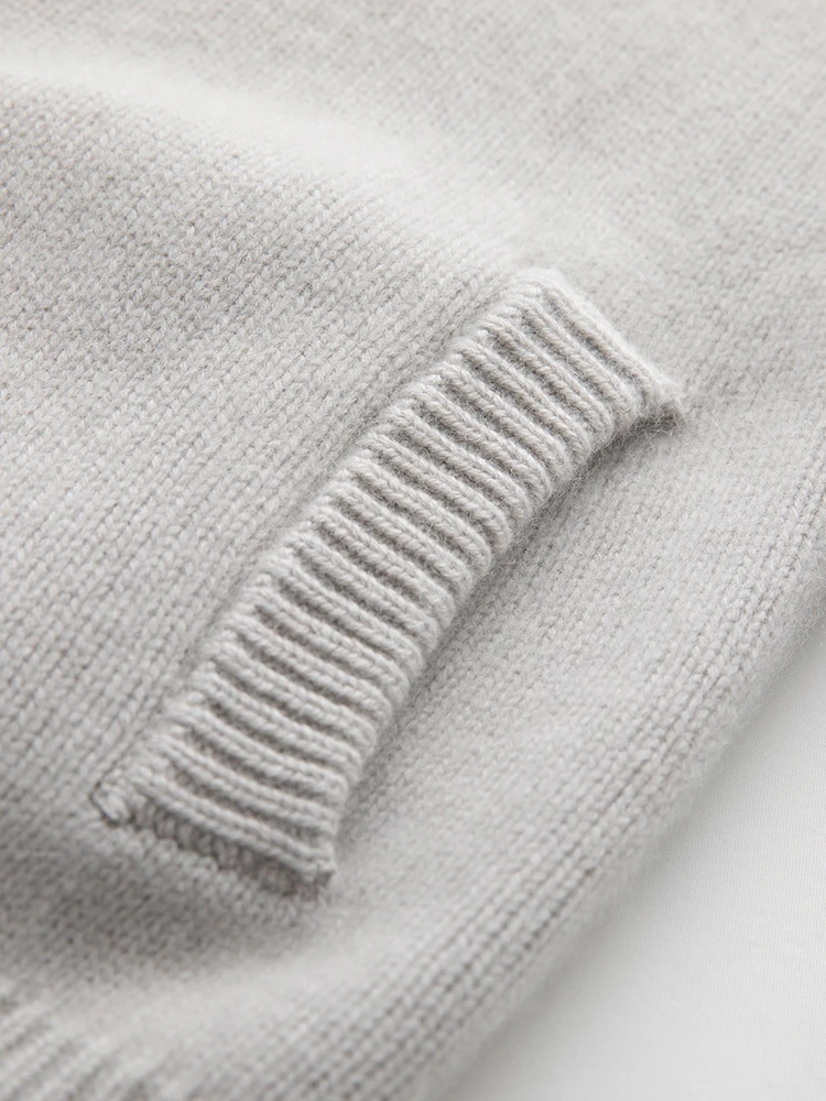 

Sold out Sold out Cashmere Sweater Turtleneck Tow-way Zipper Cashmere Cardigan Autumn Winter Soft Warm Thicken Knitwear Coat