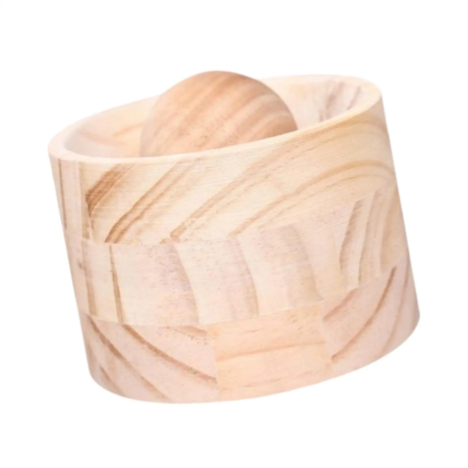 Wooden Dumpling Skin Maker Easy Clean DIY Rice Ball Press Compact Kitchen Tool for Family Meals