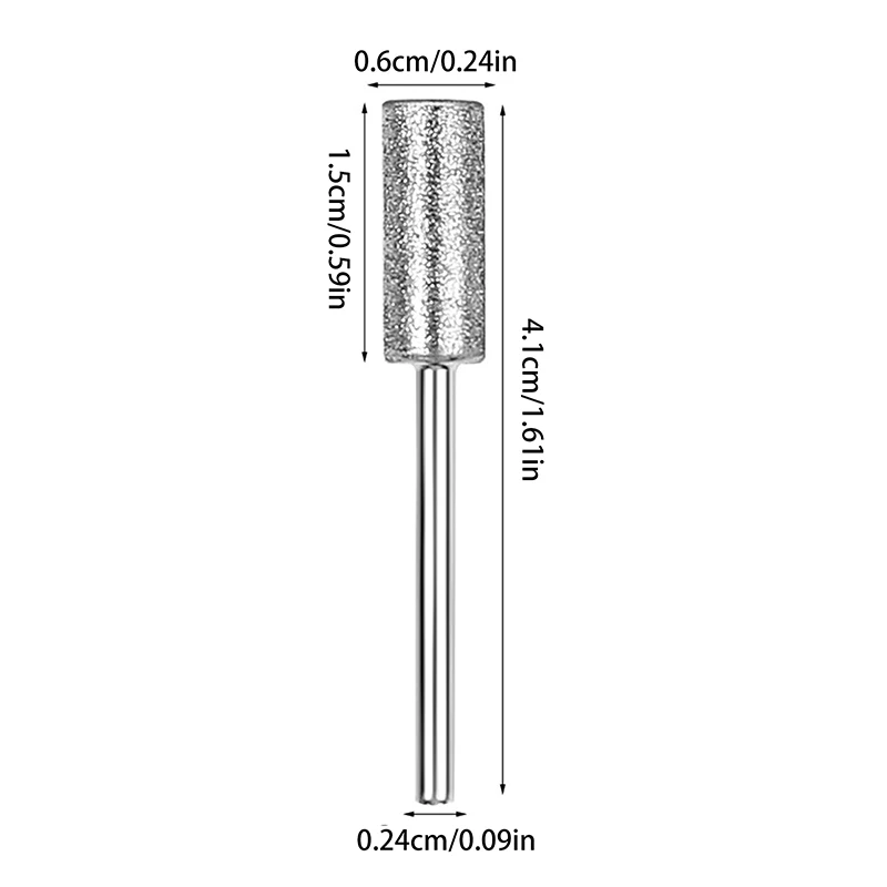 Ponceuse à ongles électrique en diamant, 1 pièce, tête de machine pour manucure