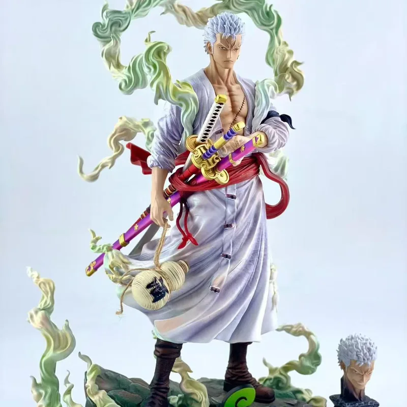 

Коллекционная фигурка One Piece GK: Зоро в форме Ника, модель мечника, ручная работа, набор для декора рабочего стола, подарок