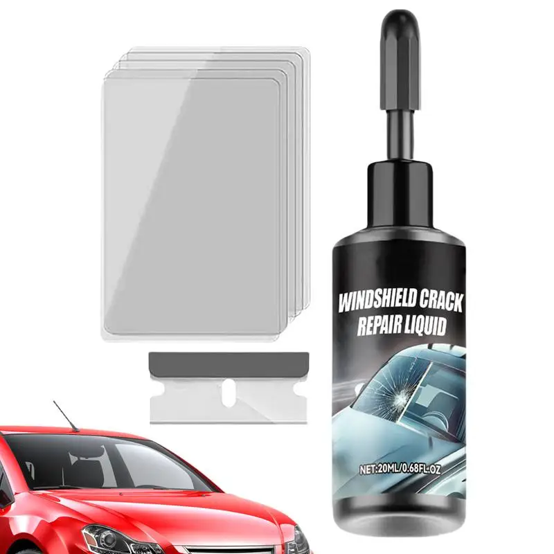 

Windshield Cracks Repair Fluid Auto Glass Scratch Cracks Restore Quick Fix Cracked Windscreen Scratch Restore Fluid Glass Curing