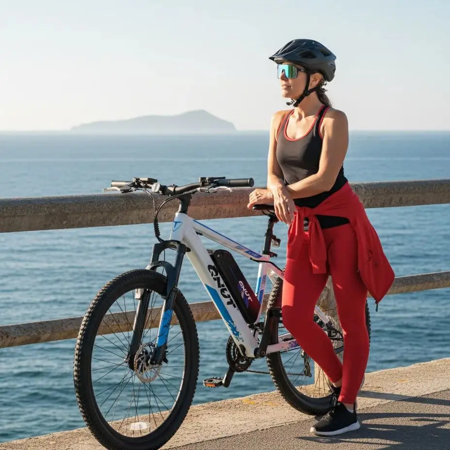 QNUT 26 Inch Adult Electric Mountain Bike, 21‑Speed Gears 1000W Peak Motor, 20MPH Max Speed E‑Bike, 36V 10.4Ah Removable Lithium Battery, Off‑Road & City Commuting Electric Bicycle for Men Women Daily Outdoor Riding image 8