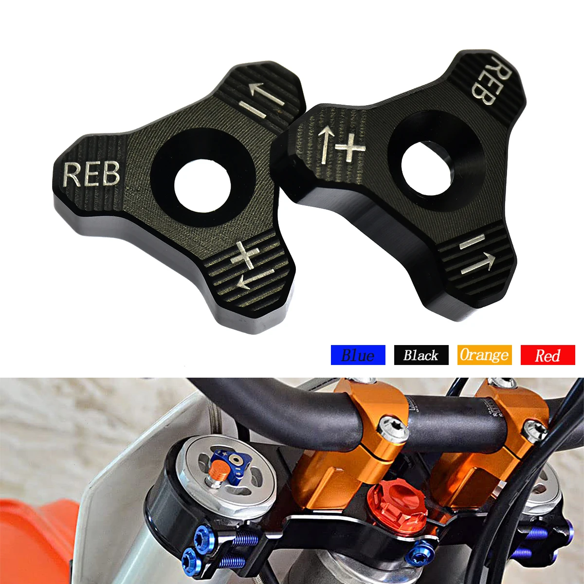 

Motorcycle Accessories Forks Front Shock Absorber Knob Adjuster For Husqvarna TC TE TC TE EXC SX XC 125 150 250 300 350 450 501