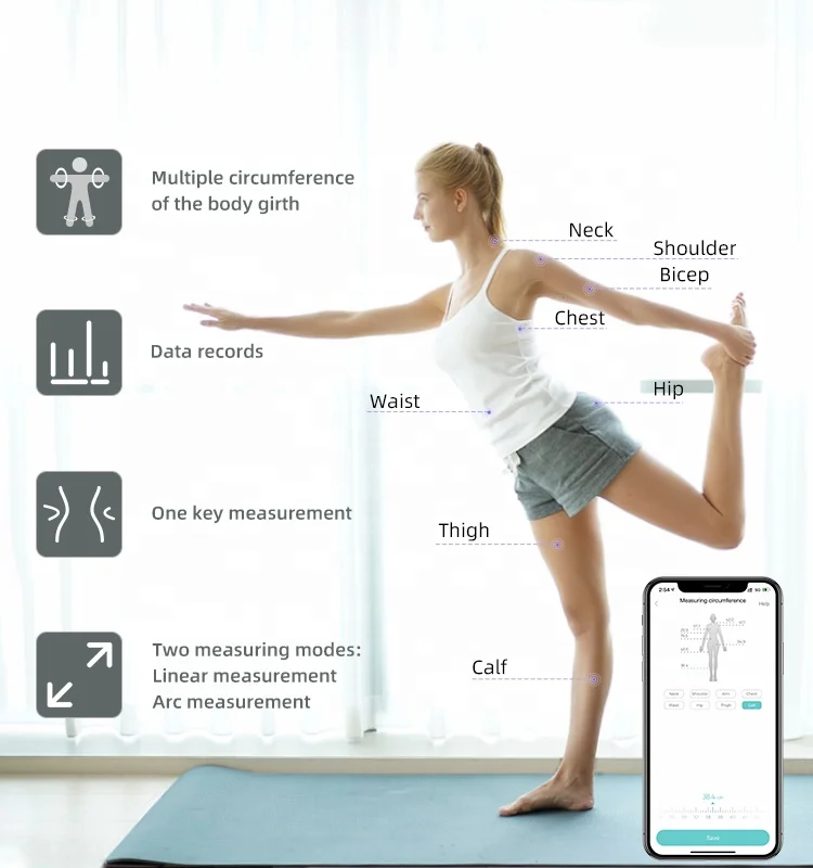 Measuring Tape Electronic Smart Digital Tape Measure Soft Tape Measures With App