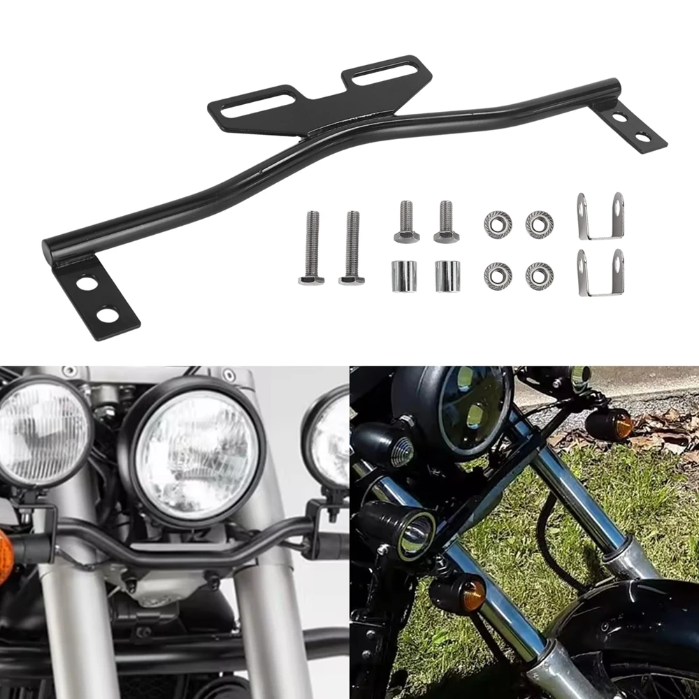 

Универсальный кронштейн для противотуманных фар для мотоцикла, фара для мотоцикла, указатель поворота, вспомогательный держатель для Harley Honda Suzuki Yamaha