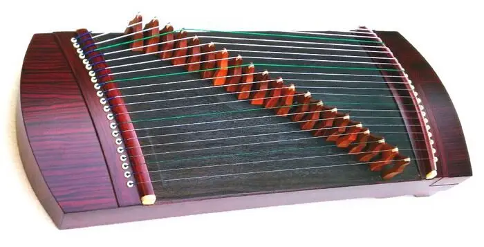 21 String Small Guzheng Chinese Style Stringed Instrument Portable Professional Fingering Practice Mini Guzheng for Beginner