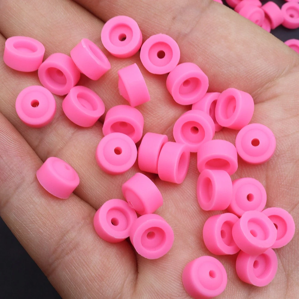 10/20/50/100/400 PCS สีชมพูซิลิโคนป้องกันฝุ่นหมวกสําหรับ 2/32 "เจาะเล็บ Bits-หรือ E-แฟ้มซิลิโคนฝุ่นเล็บสีชมพู