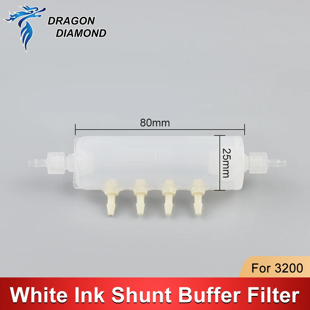 

2PCS Ink Shunt Buffer filter for Epson XP600 4720 I3200 printhead Ink Circulation Splitter Diverter for DTF DTG printer