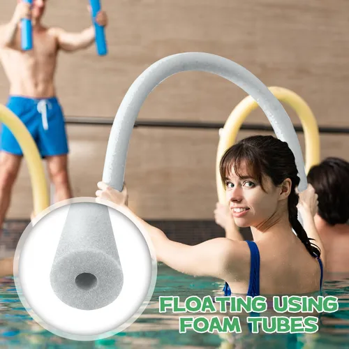 Fideos de natación para piscina, tubo de espuma Flexible, espuma hueca de Color brillante, accesorios para piscina, palo de juego para piscina
