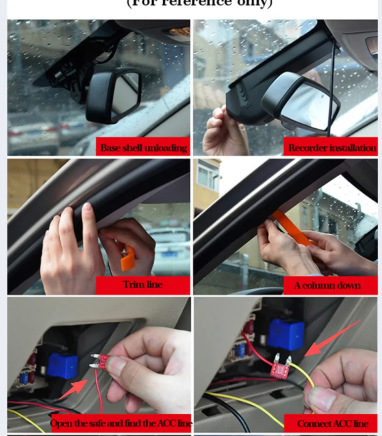 4K Plug And Play For Trumpchi M6 M6PRO 2021 2022 Car Wifi DVR Video Recorder Dash Camera Night Vision FHD 2160P