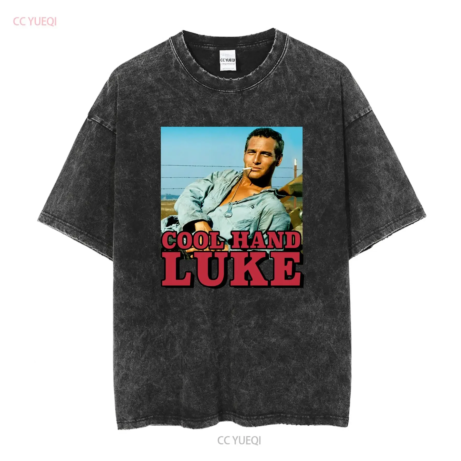 Cool Hand Luke Vintage Classic T Shirt long or short sleeves vintage Washed graphic Comfortable homme Soft Unisex Casual