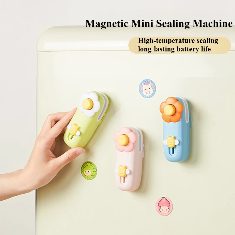 آلة ختم الزهور المصغرة آلة الختم المنزلية الصغيرة آلة الختم اليدوية أكياس الوجبات الخفيفة #4