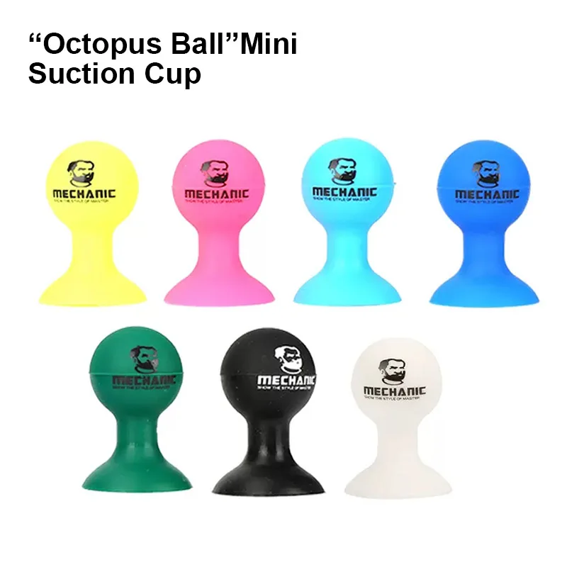 Mechanic Mini Rubber Octopus Sucker Environmentally Friendly Soft Silicone Strong Suction Ball Stand Phone Holder Suction Cup