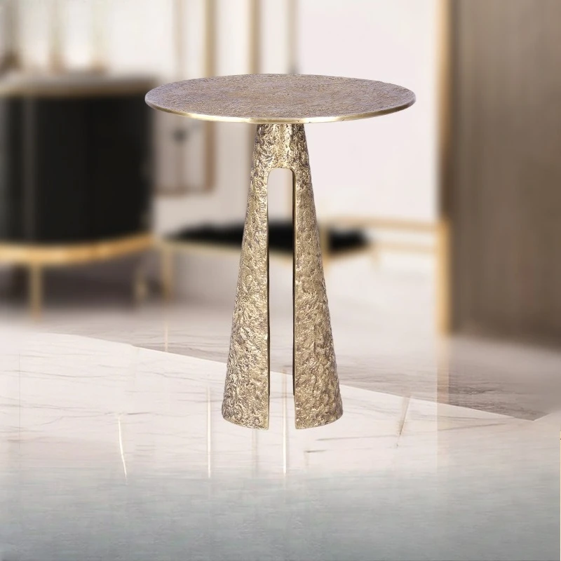 

Modern simple living room coffee table circular art restaurant hotel villa high-end side