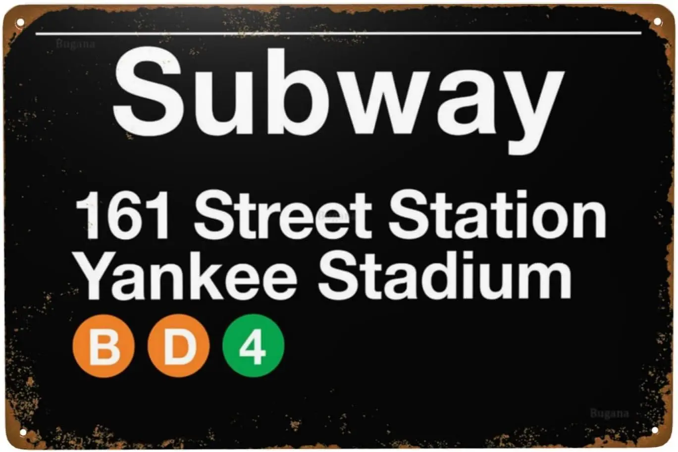 Yankee Stadium Vintage Metal Sign, Retro Tin Signs Posters for Man Cave Bar Garage Car Room Streets Wall Decor Art -aluminum sig