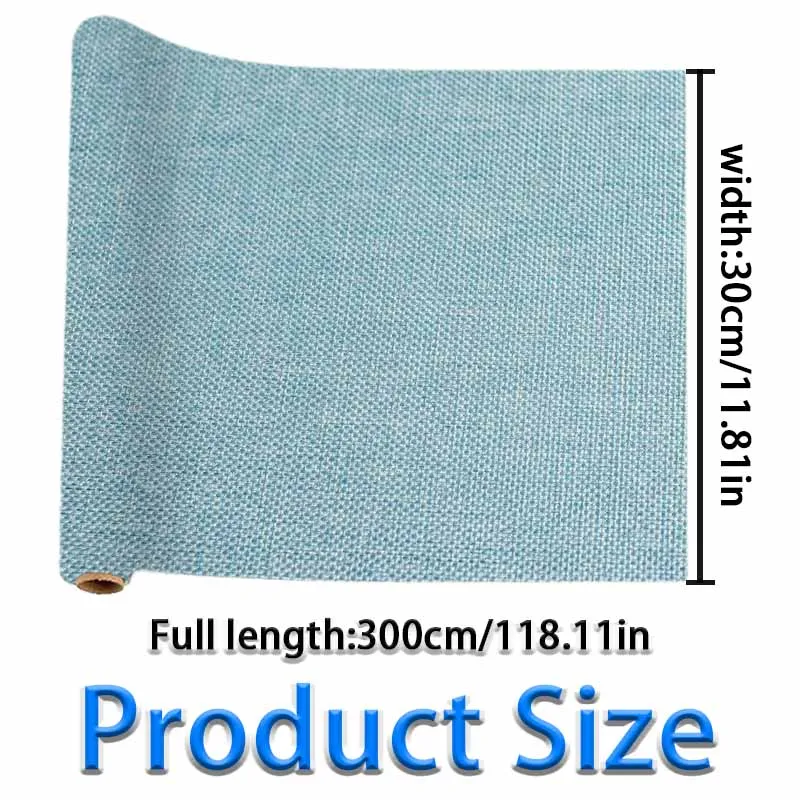 30x300cm Book Binding Cloth Linen Book Cover for Photo Album Scrapbook Craft Paper Linen Surface Paper Backed Book Protection