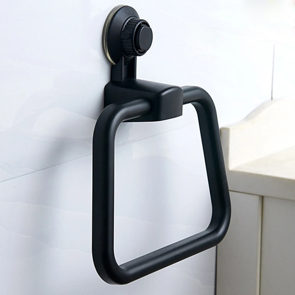 

Suction Cup Towel Ring Vacuum Bathroom Hook Kitchen Wall Hanger Reusable Shower