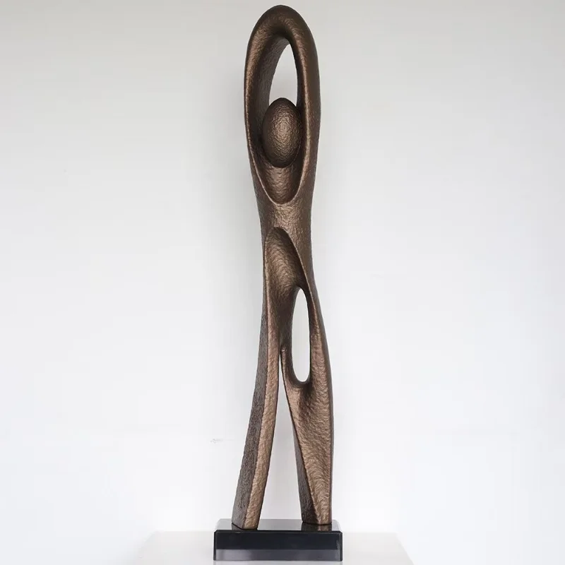 Patung Abstrak Mewah untuk Dekorasi Ruang Model, Klub, dan Lobi Hotel Wabi Sand Wind