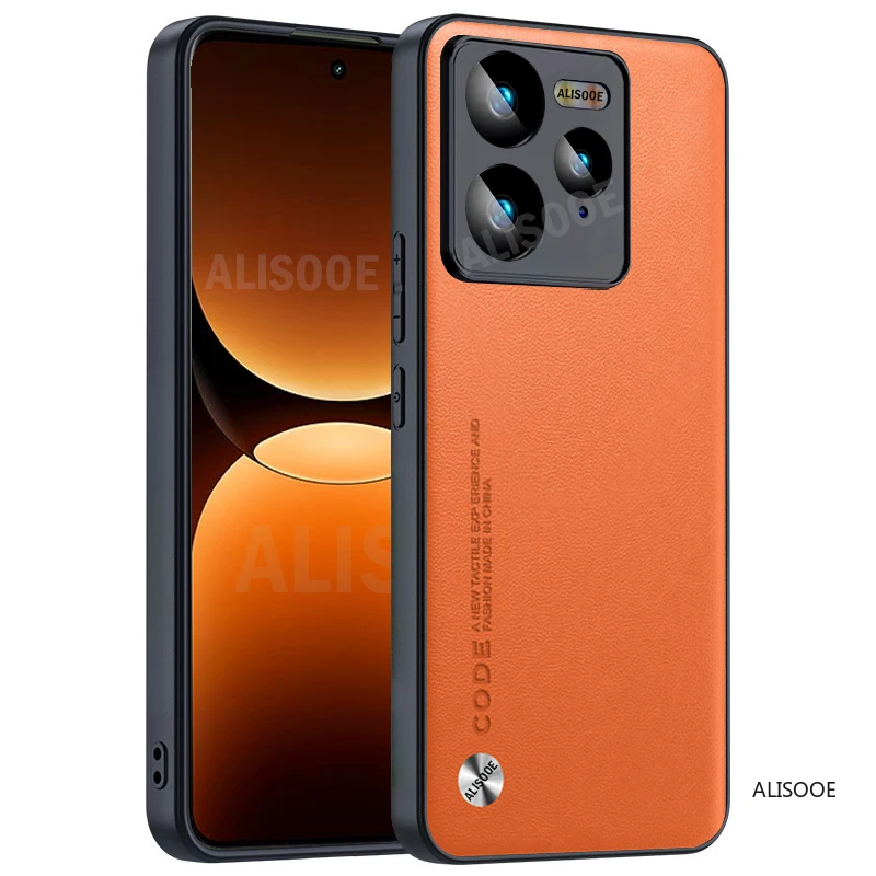 Shockproof Funda for Realme GT 7 Pro Case Luxury Fiber Texture PU-Leather Protection Phone Cover for Realme GT7 Pro Capa
