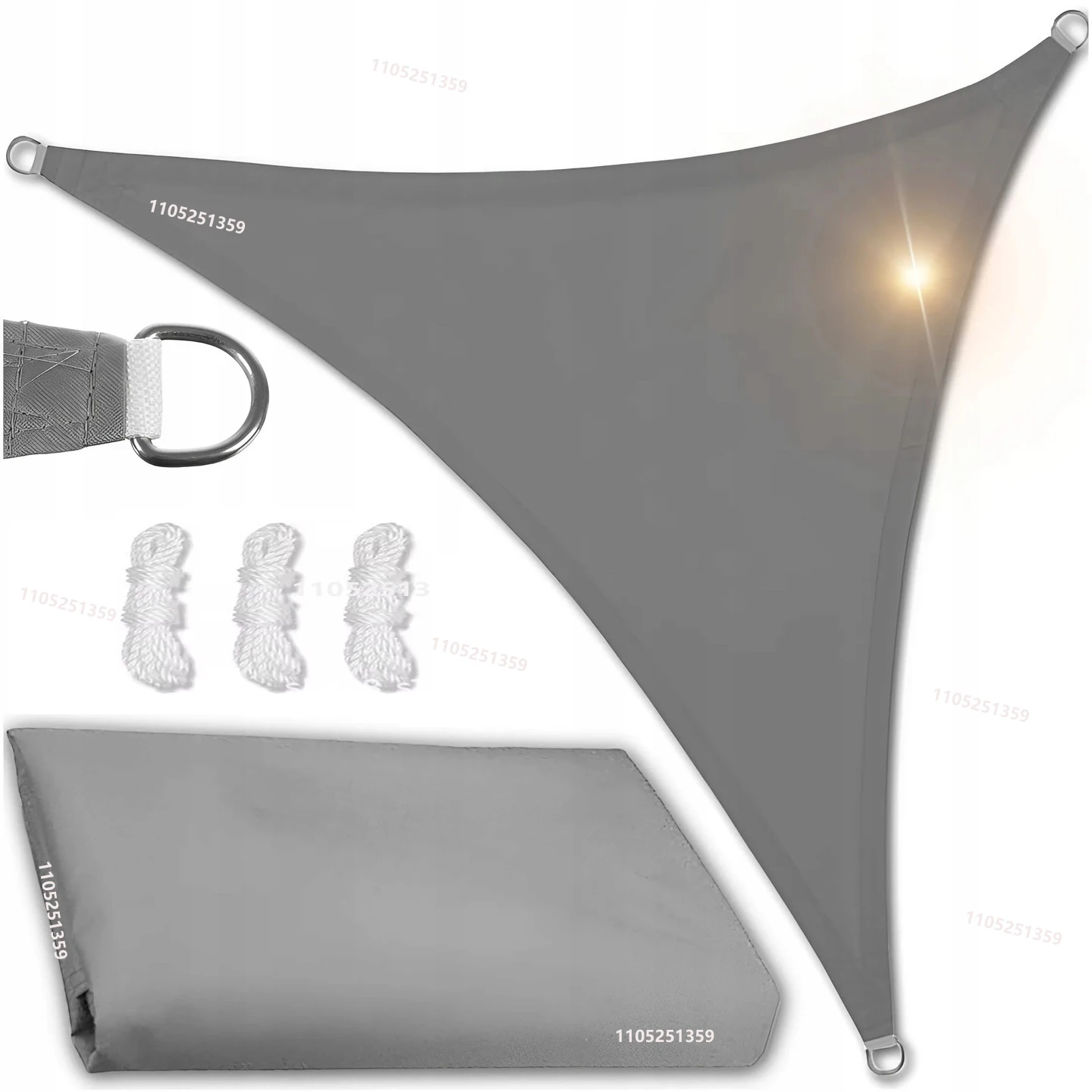 Multi-size Triangle Sun Shade Sail Waterproof Outdoor Garden Patio Party Sunscreen Awing Sun Canopy For Beach Camping Pool
