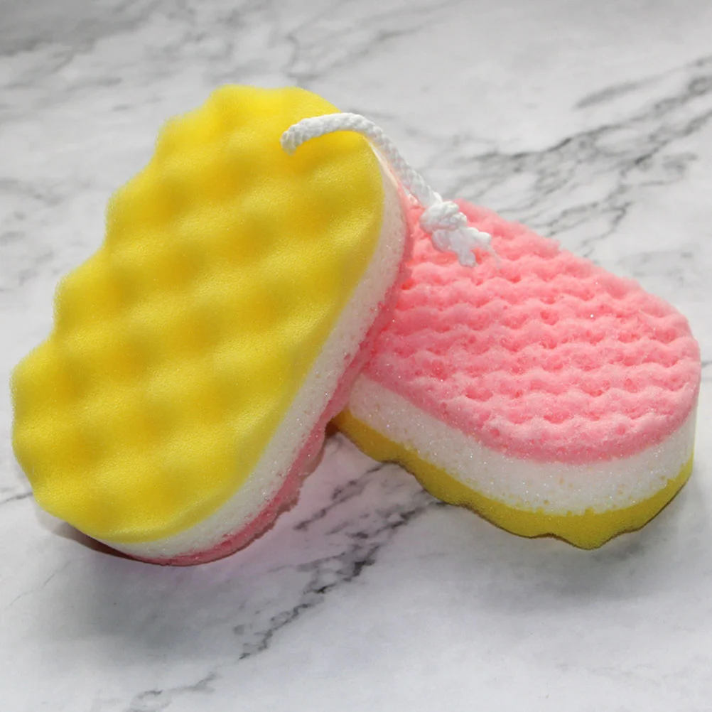 Sponge Shower Body Exfoliating Bath Bathing Sponges Loofahscrubber Brush Backscrubbing Scrubbers Baby Cleaningfoam Women Travel