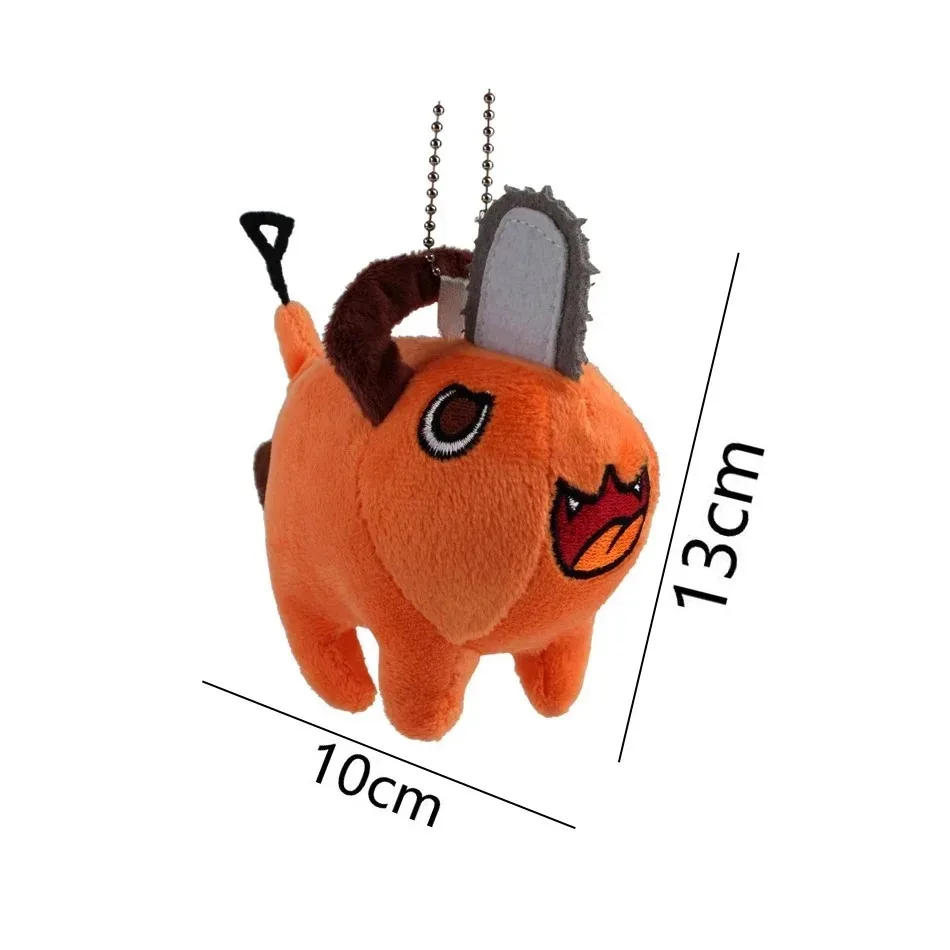 Image of 10/40cm Anime Chainsaw Man Plüschpuppen Cartoon Pochita Orange Hund Kissen Stofftier für Kinder Geburtstagsgeschenk