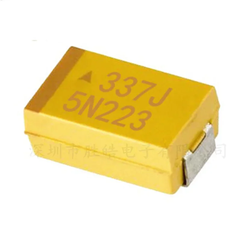 

10 шт. танталовый конденсатор SMD типа C 6032 337J 6,3 В 330 мкФ SMD 2312 330 мкФ 6,3 В 337 высокое качество