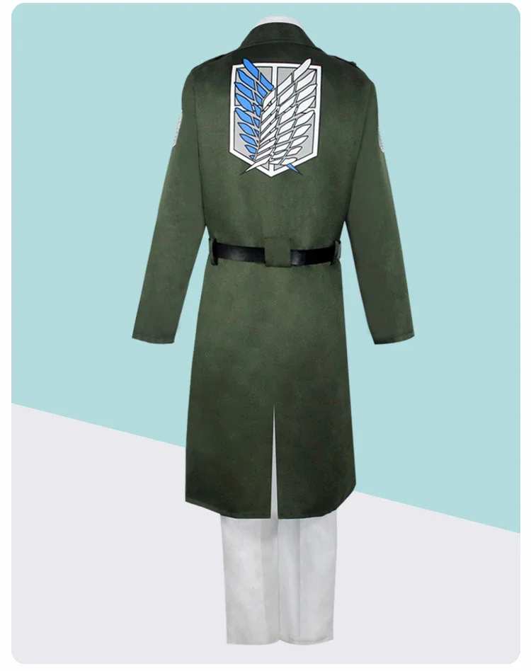 Attack on Titan Cosplay Anime Season 4 Scout Regiment Eren Jager Armin Arlert Navy Green Jacket Halloween Costumes for Women Men