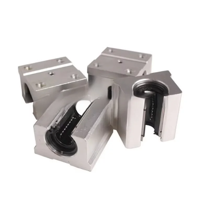4 pcs SBR16UU SBR16 UU 16mm Linear Bearing Pillow Block 16mm Open Linear Bearing Slide Block CNC Router Parts