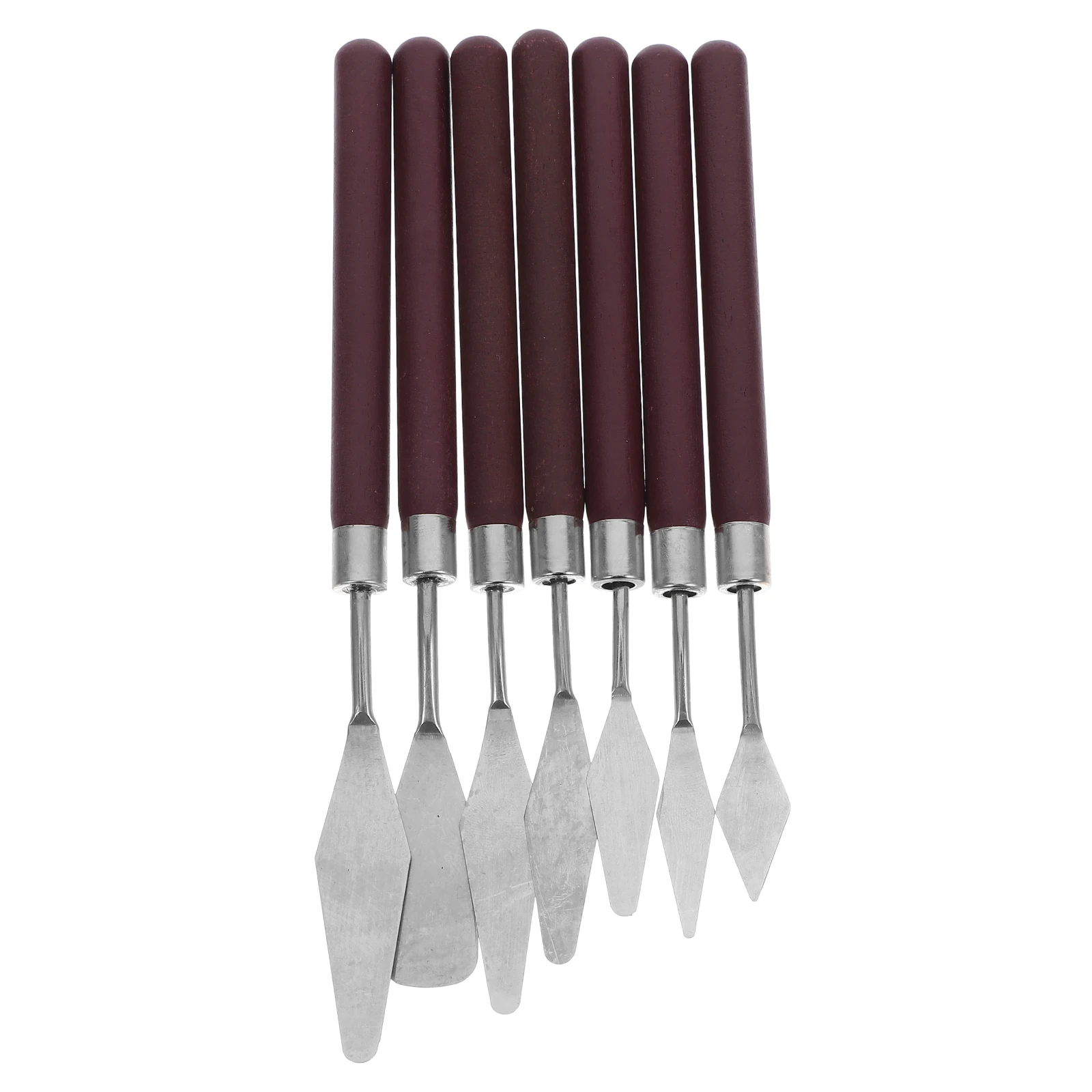 

Oil Painting Blade Tool Scraper Set Metal Artist Knives Soft Canvas Palette Knife Student Stainless Steel Oil Canvas