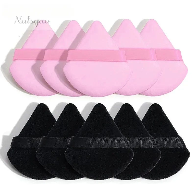10/12 Pcs Triangle Powder Puff Wet Dry Use Loose Powder Liquid Cosmetic Soft Plush Makeup Foundation Blender