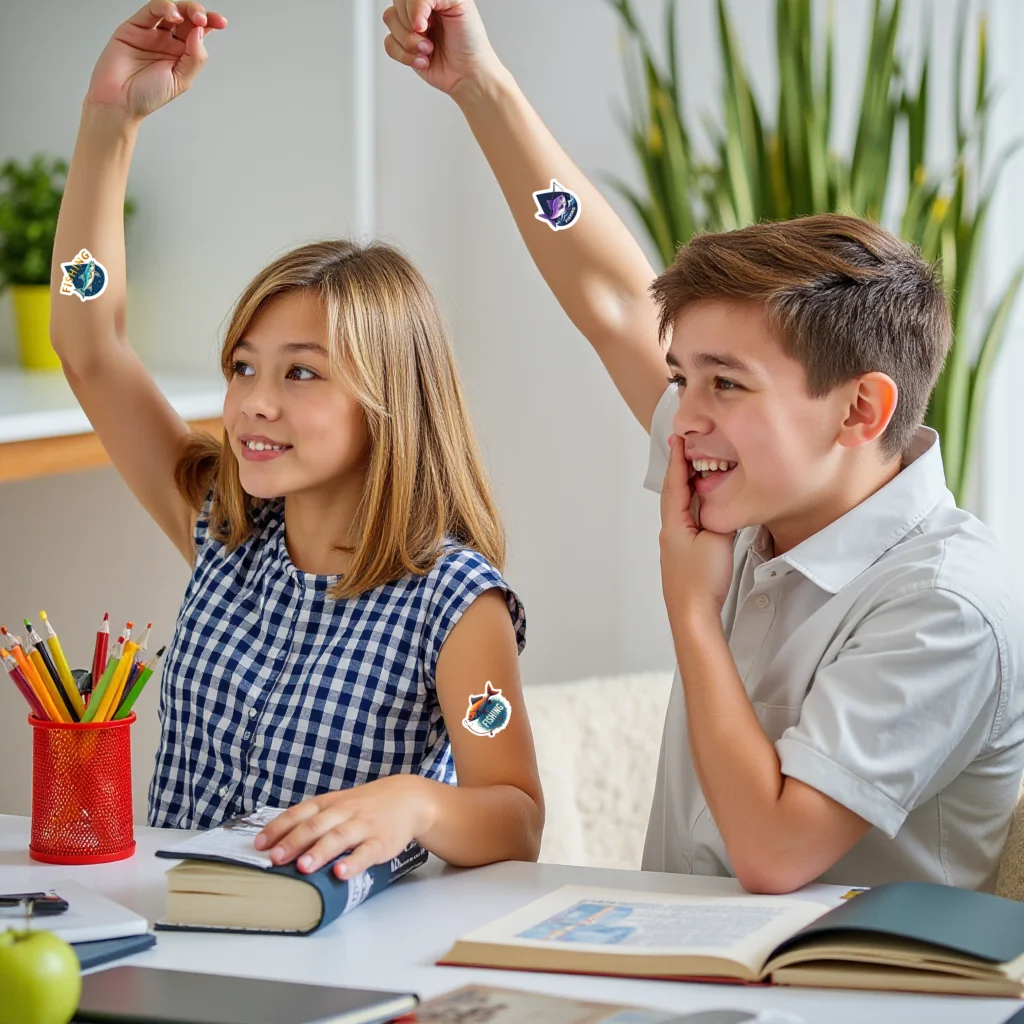 Calcomanías de peces juguetones, pegatinas de animales de pesca de dibujos animados, pegatinas DIY para teléfono, portátil, guitarra