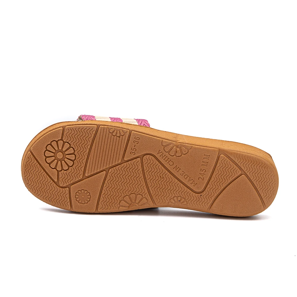 36-45 Mens Slippers For Men EVA Flat Shoes Linen Lightweight Casual Slippers Women For Home DropShipping