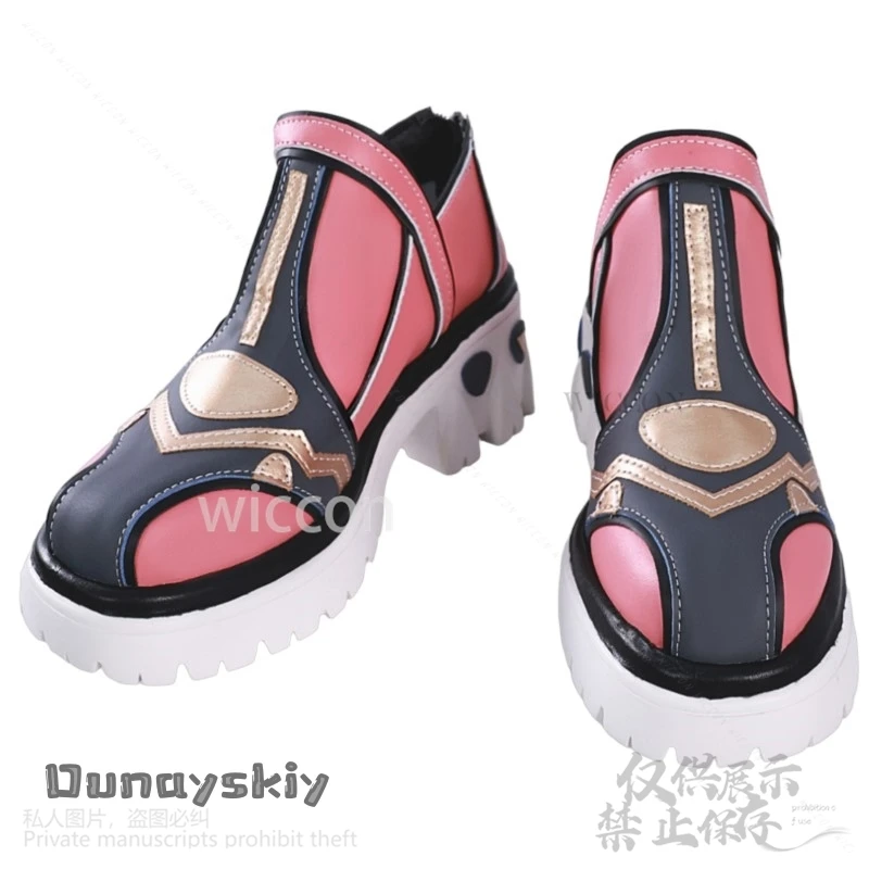 Varesa Anime Gioco Genshin Impact Scarpe Cosplay Puntelli Rosa Sport Dolce Y2K Stili Per Ragazze Donna Halloween Natale Personalizzato