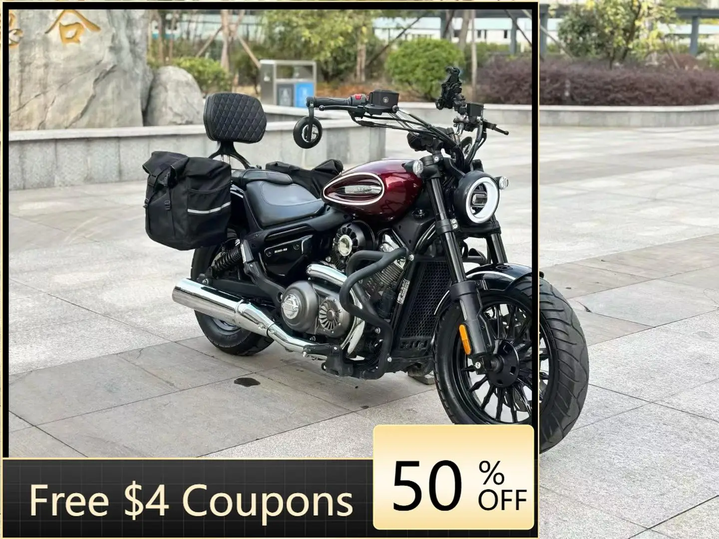 

Rs2026 New CVT Automatic Retro Cruise Motorcycle with ABS/TCS System