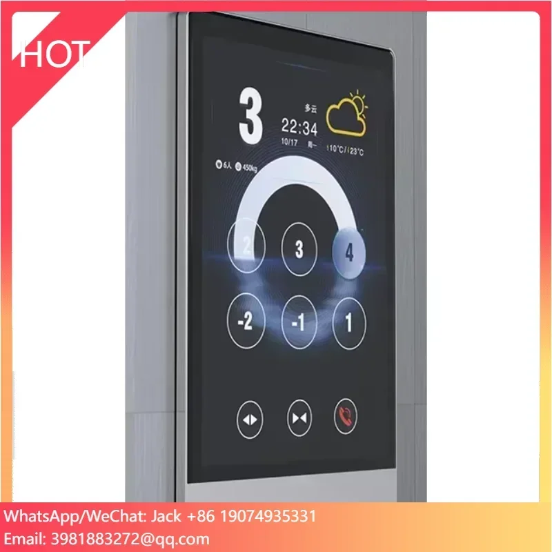 Newest 2024 Built-In Intercom Interface Touch All in One Machine Cop for Elevator Lift