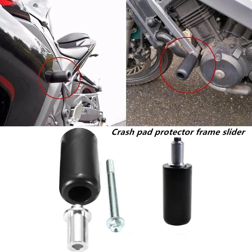 

Aluminum Alloy Crash Bar Sliders Impact Resistance Universal Motorcycle Frame Sliders Falling Protection Pad Daily Riding