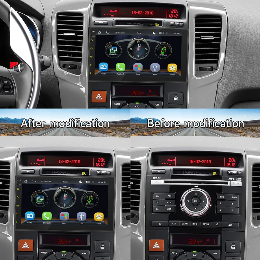 2Din Auto 7Inch IPS Touch Screen CarPlay Radio Multimedia Stereo MP5 Video Player For All Vehicle Models GPS BT Car Radio Stereo