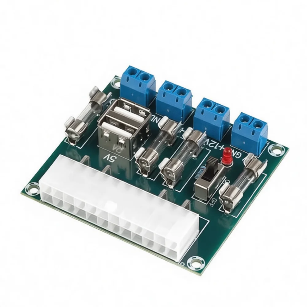 ATX Power Supply Breakout Board XH M229 Desktop Computer Source Connector Module Terminal Adapters Conversion Voltage DC Output