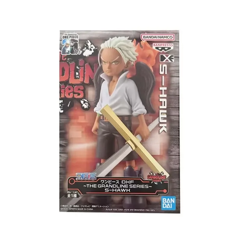 Oryginalny Bandai One Piece DXF Grandline Lady S-Hawk S-Snake Anime kolekcja figurek ozdoby rysunek zabawki prezent 12cm